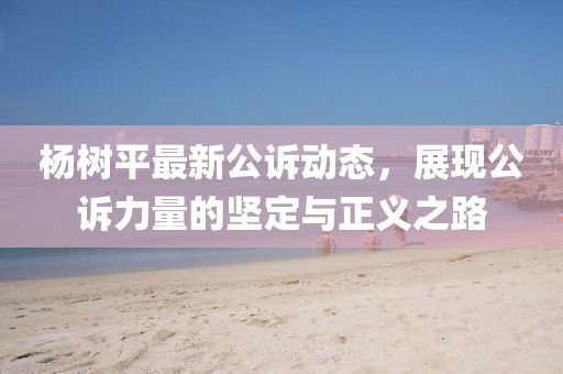 楊樹平最新公訴動態(tài)，展現(xiàn)公訴力量的堅定與正義之路
