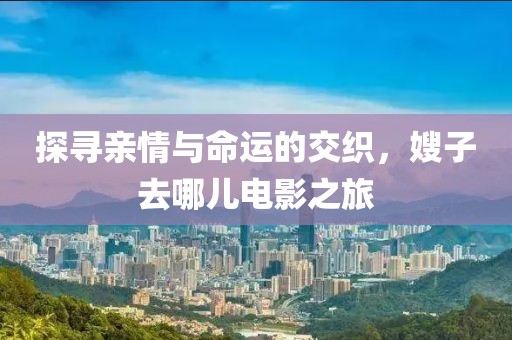 探尋親情與命運(yùn)的交織，嫂子去哪兒電影之旅