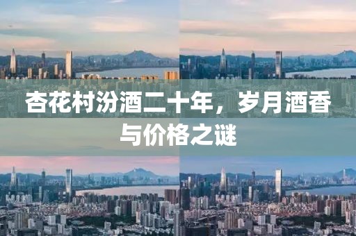 杏花村汾酒二十年，歲月酒香與價(jià)格之謎