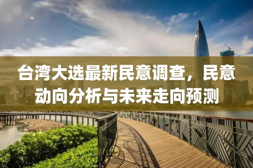 臺灣大選最新民意調(diào)查，民意動向分析與未來走向預(yù)測