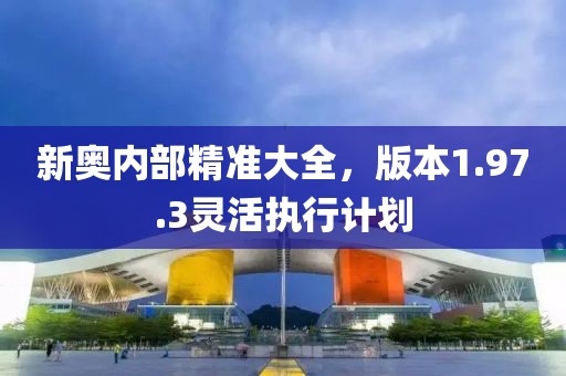 新奧內(nèi)部精準大全，版本1.97.3靈活執(zhí)行計劃
