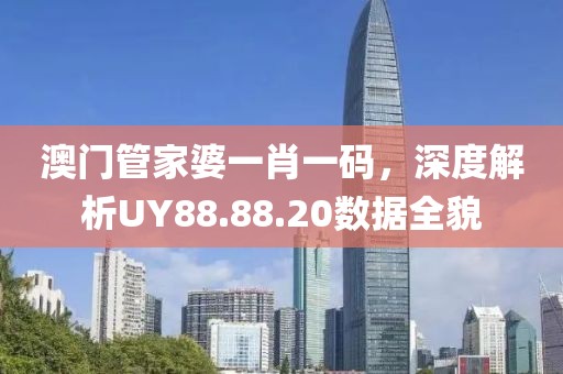 澳門管家婆一肖一碼，深度解析UY88.88.20數(shù)據(jù)全貌