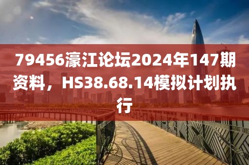 79456濠江論壇2024年147期資料，HS38.68.14模擬計(jì)劃執(zhí)行