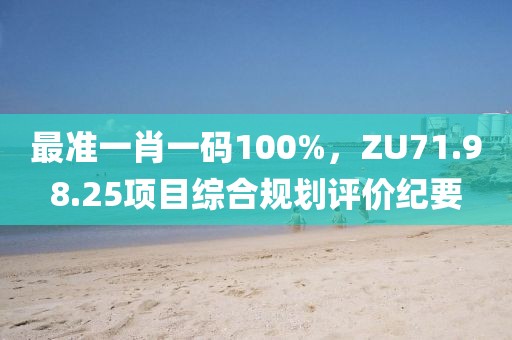 最準(zhǔn)一肖一碼100%，ZU71.98.25項目綜合規(guī)劃評價紀(jì)要