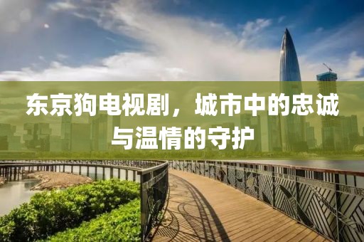 東京狗電視劇，城市中的忠誠與溫情的守護(hù)
