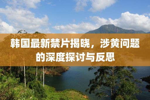 韓國最新禁片揭曉，涉黃問題的深度探討與反思