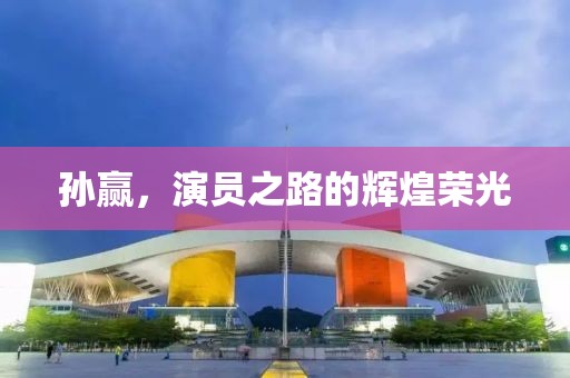 孫贏，演員之路的輝煌榮光